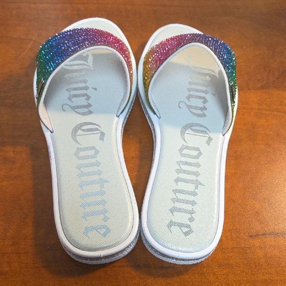 Juicy Couture Glitter Gradient Slides - Picture 13 of 16